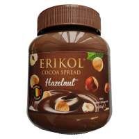 Erikol - Kakao Brotaufstrich Haselnuss - 400gr -Made in Belgium-