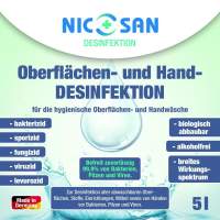 Oberflächen- und  Hand DESINFEKTION, % Liter Kanister, bakterizid, sporizid, fungizid,viruzid, vevurozid