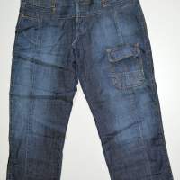 Wrangler Damen 3/4 Jeans Hose W30 Bermuda Damen Jeans Hosen 49061505