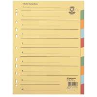 Soennecken register 1526 DIN A4 blank full height recycling colored
