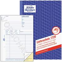 AVERY ZWECKFORM Lieferschein A5 2x40 Blatt, 10 Blöcke