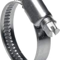 Hose clamp 9 mm, 20-32 mm, W4, stainless steel, DIN 3017, light version, 50 pieces