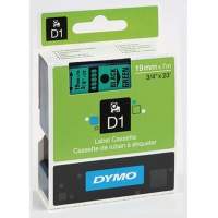 DYMO Schriftbandkassette D1 S0720890 19mmx7m schwarz auf grün