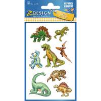 AVERY ZWECKFORM Sticker Dinos paper, 24x10=240 pieces