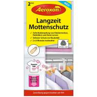 AEROXON Langzeit-Mottenschutz 2er Pack x 9 Pack= 18 Stück