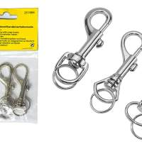 EASY WORK 3 key carabiner set of 3 x 12 pack = 36 pieces