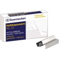 Soennecken staples 3495 No.10 galvanized 1,000 pcs./pack.