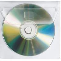 Veloflex CD/DVD sleeve 2259000 1CD PP clear 10 pcs./pack.