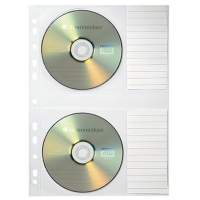 Soennecken CD/DVD case 1612 for 2 CDs transparent 5 pieces/pack.