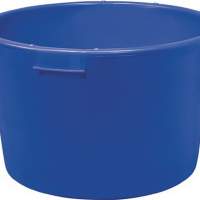 Mortar bucket capacity 90l, blue with reinforced bottom