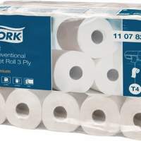 Tork Toilettenpapier extra weich 3-lagig T4 weiß 30 Rollen à 250 Blatt