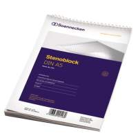 Soennecken steno pad 1131 DIN A5 with center line 40 sheets white