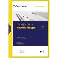 Soennecken clip folder 3315 DIN A4 up to 30 sheets PVC yellow