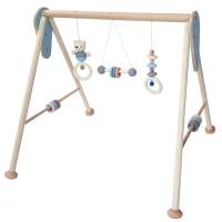 Hess baby play area wood nature blue