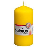 BOLSIUS Stumpenkerze 12x5,8cm gelb, 10 Stück