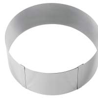 my basics cake ring stainless steel H 9cm