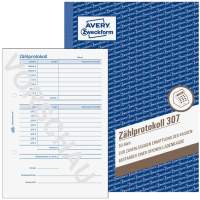 AVERY ZWECKFORM Zählprotokoll 307 A5 50 Blatt 10Stück