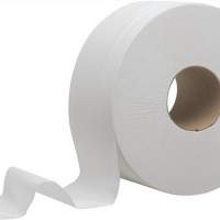 Toilettenpapier 1lagig Krepp natur 525m, 6 St.