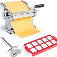 Uno Casa Pasta Maker – Nudelmaschine Manuell – Pasta Maschine mit Pasta Cutter und Ravioli-open box