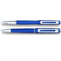 Diplomat Schreibgeräte-Set Füllhalter und Kugelschreiber me-pen Blau
