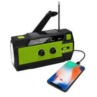 Solar Radio,AM/FM Kurbelradio Tragbar USB Notfallradio mit 4000mAh Radio-Zwischenverkauf vorbehalten