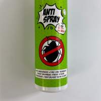 Spray anti punaises de lit pour textiles, vente en gros, marque : Anti Spray, pour revendeurs, date de péremption 2024, stock A,